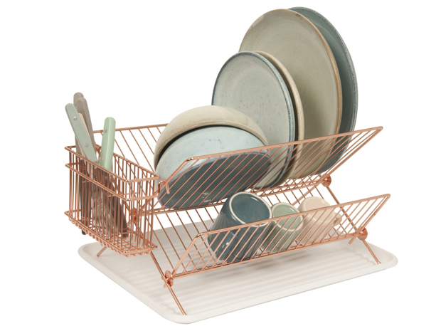 Dish rack copper