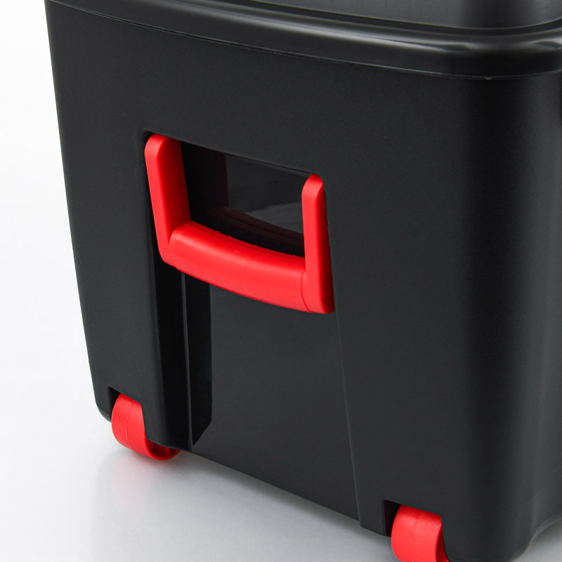 Bac de rangement noir 70L
