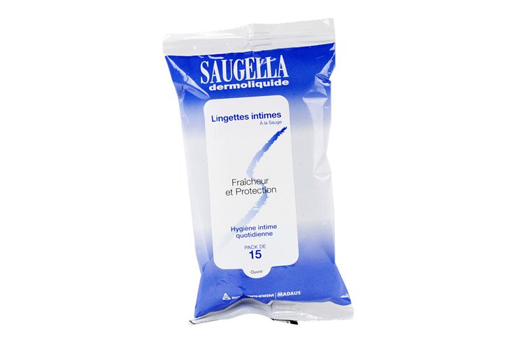 Dermoliquide 15 lingettes nettoyantes