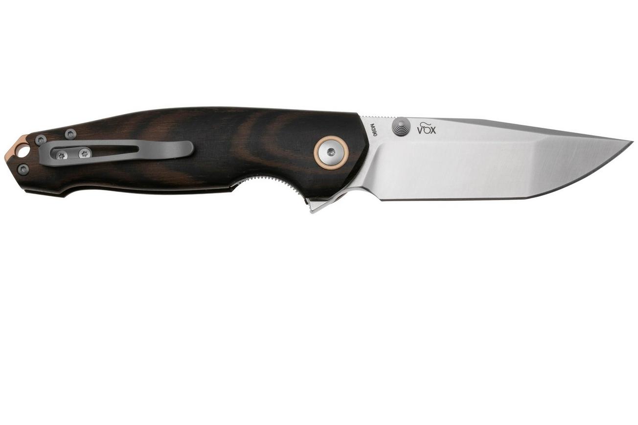 Viper Katla V5985ZI Satin Böhler M390, Zircote Wood, zakmes, Jesper Voxnaes design