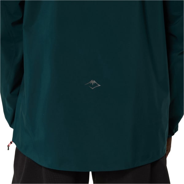 Veste trail ASICS FUJITRAIL ELITE WATERPROOF JACKET SAXON GREEN
