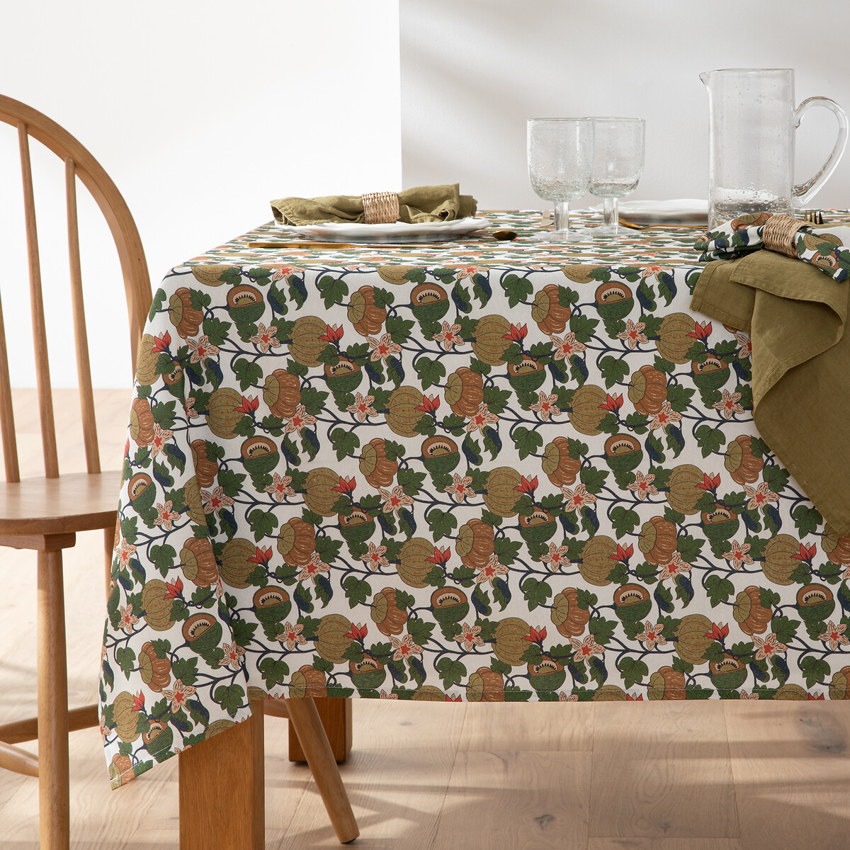 LA REDOUTE INTERIEURS<br>Toalha de mesa estampada em tecido atoalhado Melonette