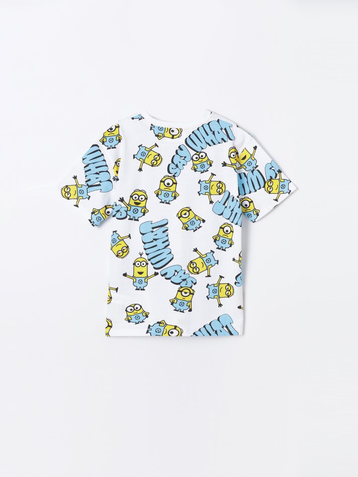 Camiseta com estampa dos Minions - UCS LLC - Branca