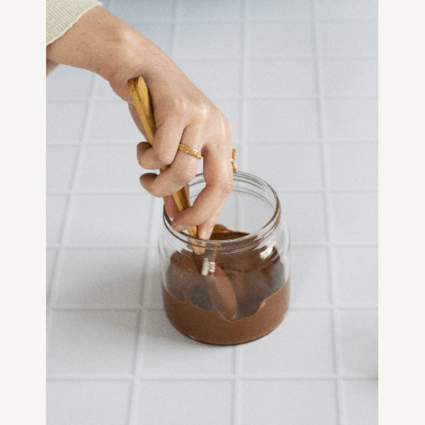 Mini spatule en silicone et bambou Pebbly
