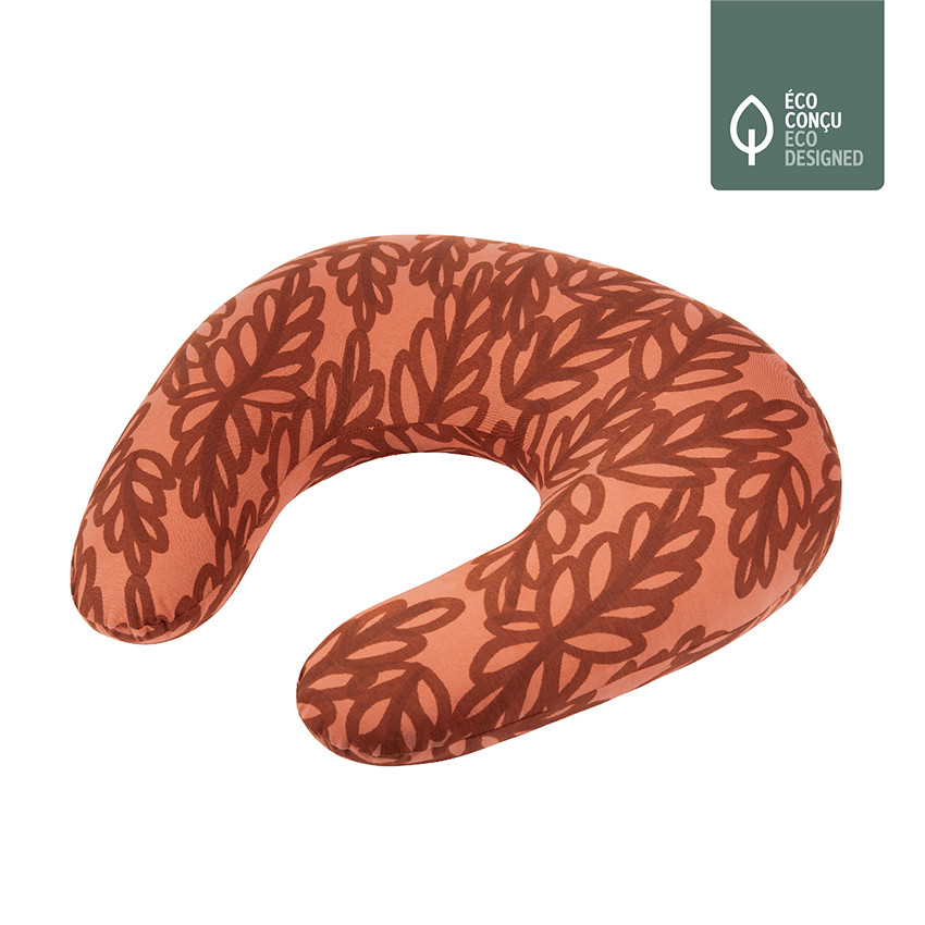 Coussin d'allaitement B.Love - Terracotta/Végétal