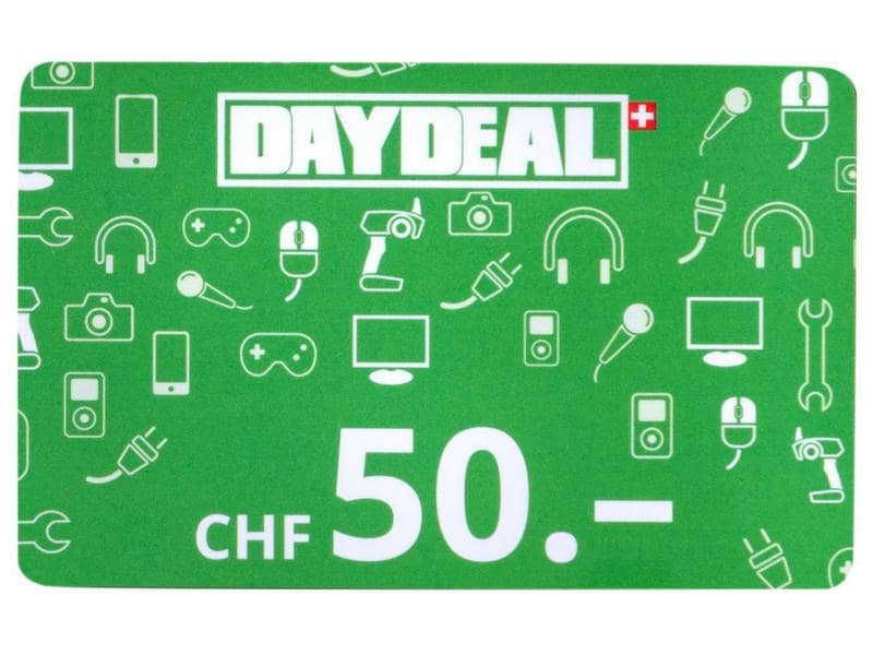 DayDeal.ch Geschenkkarte CHF 50.- Physische Geschenkkarte – Freude schenken!