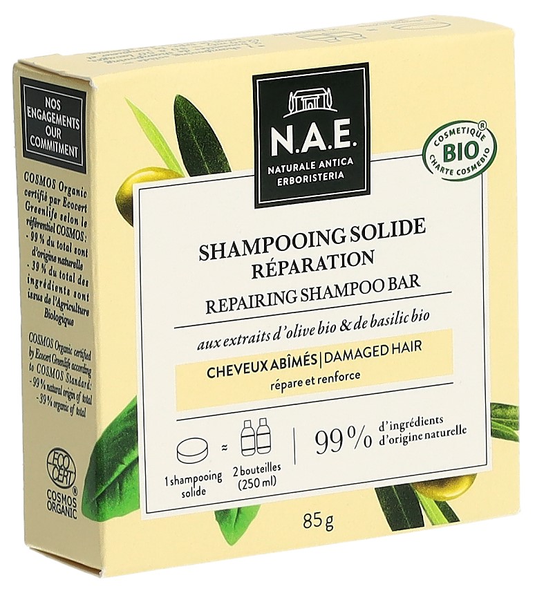 N.A.E Solid Soap Shampoo fest reparierend 85 g