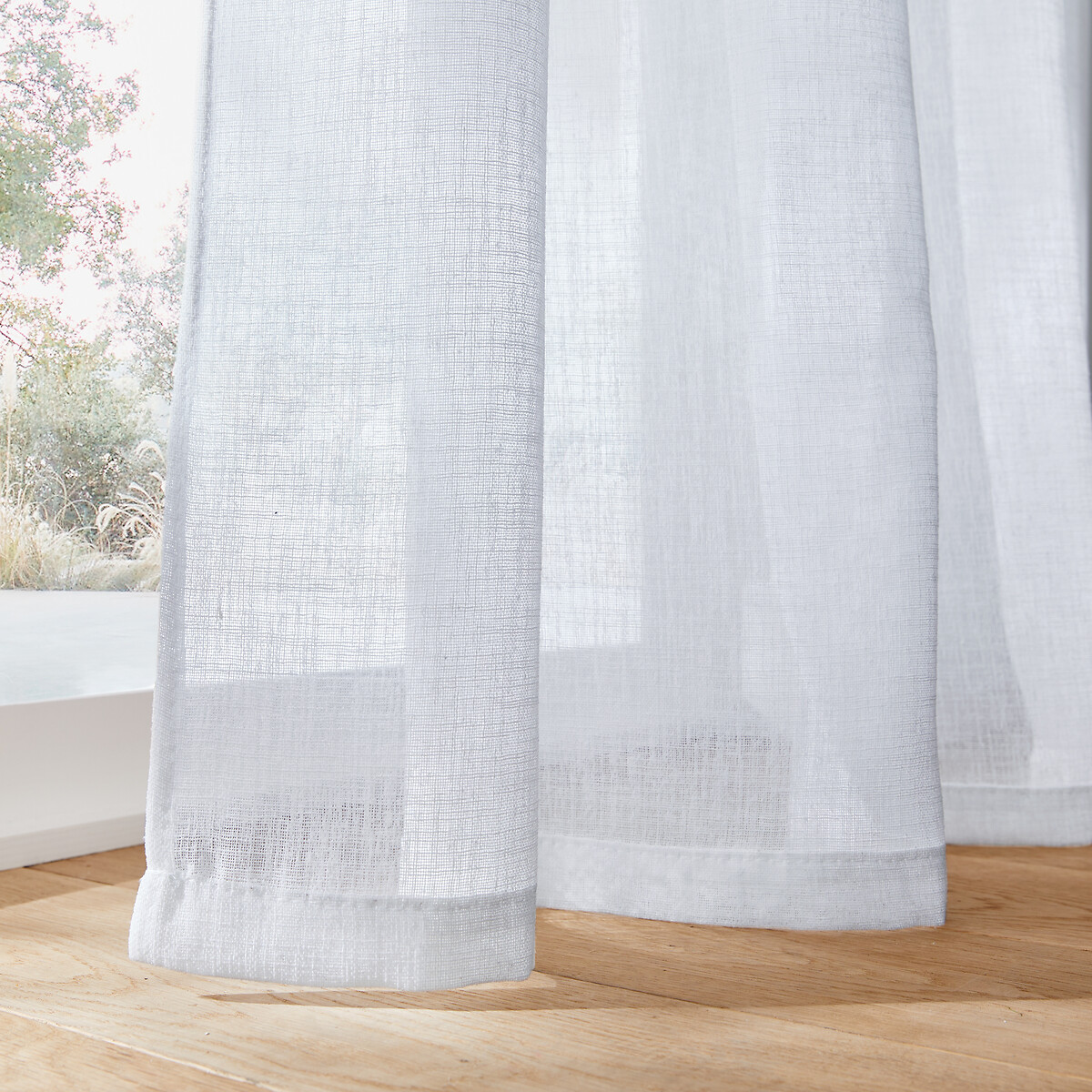 LA REDOUTE INTERIEURS<br>Cortina de vidro com ilhós, Nyong