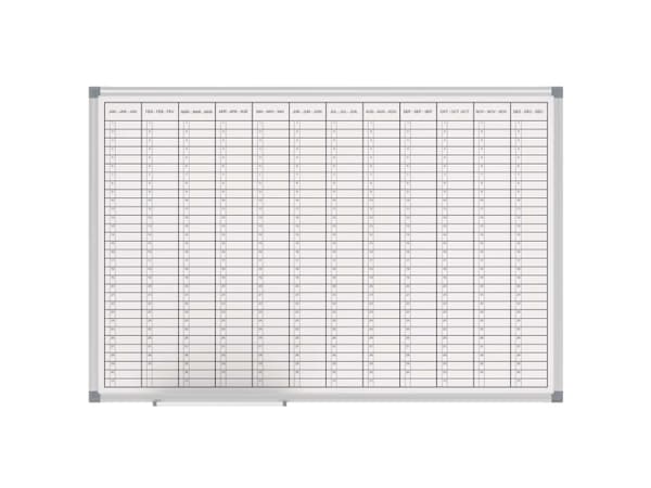 MAUL whiteboard årsplanlegger MAULstandard 60x90cm