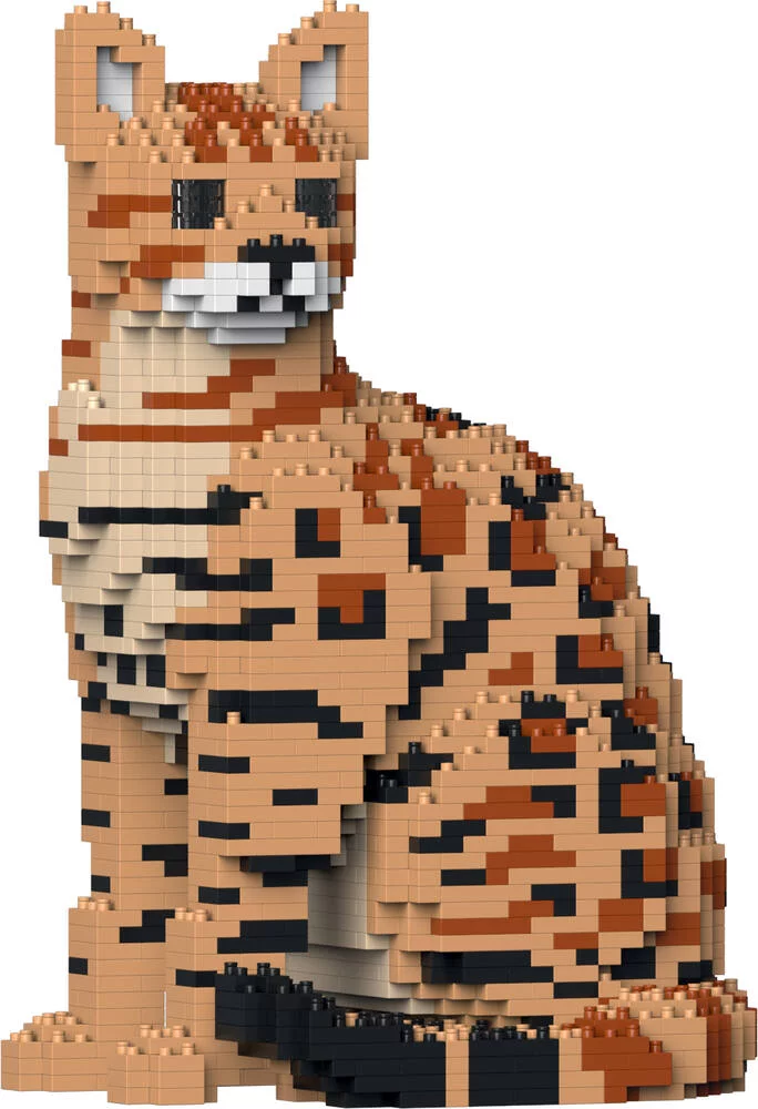JECKA BLOCS DE CONSTRUCTION -BENGAL (4 EN 1) BRUN