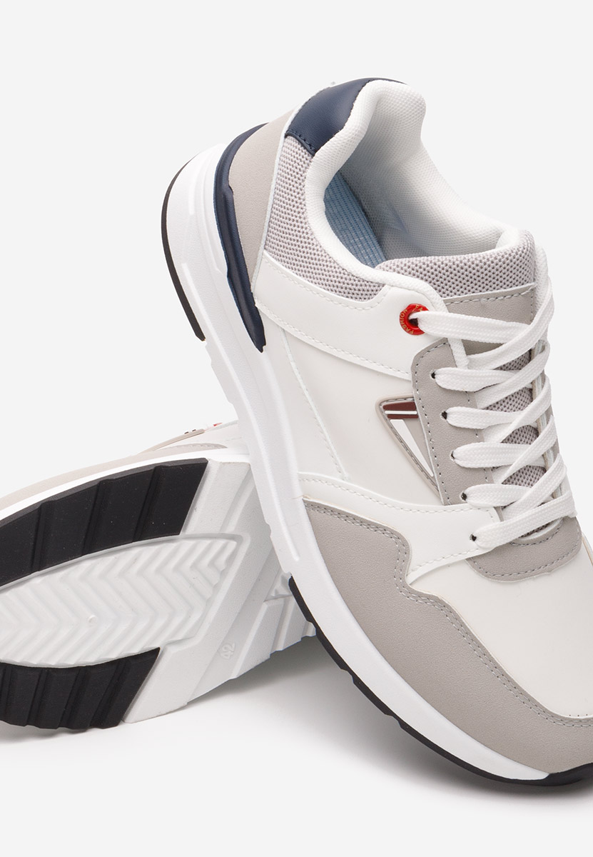 Baskets pour hommes blancs Paultis