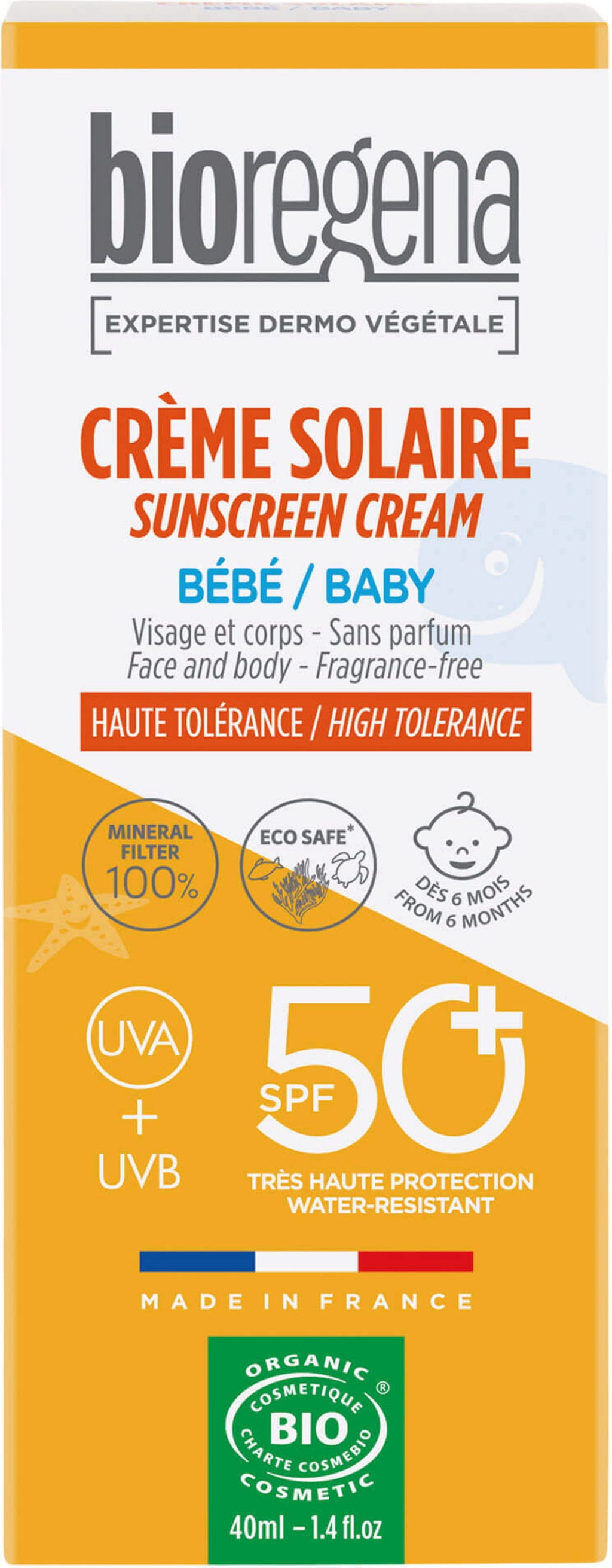 Bioregena   Baby Sonnenschutz Creme LSF 50+, 40 ml