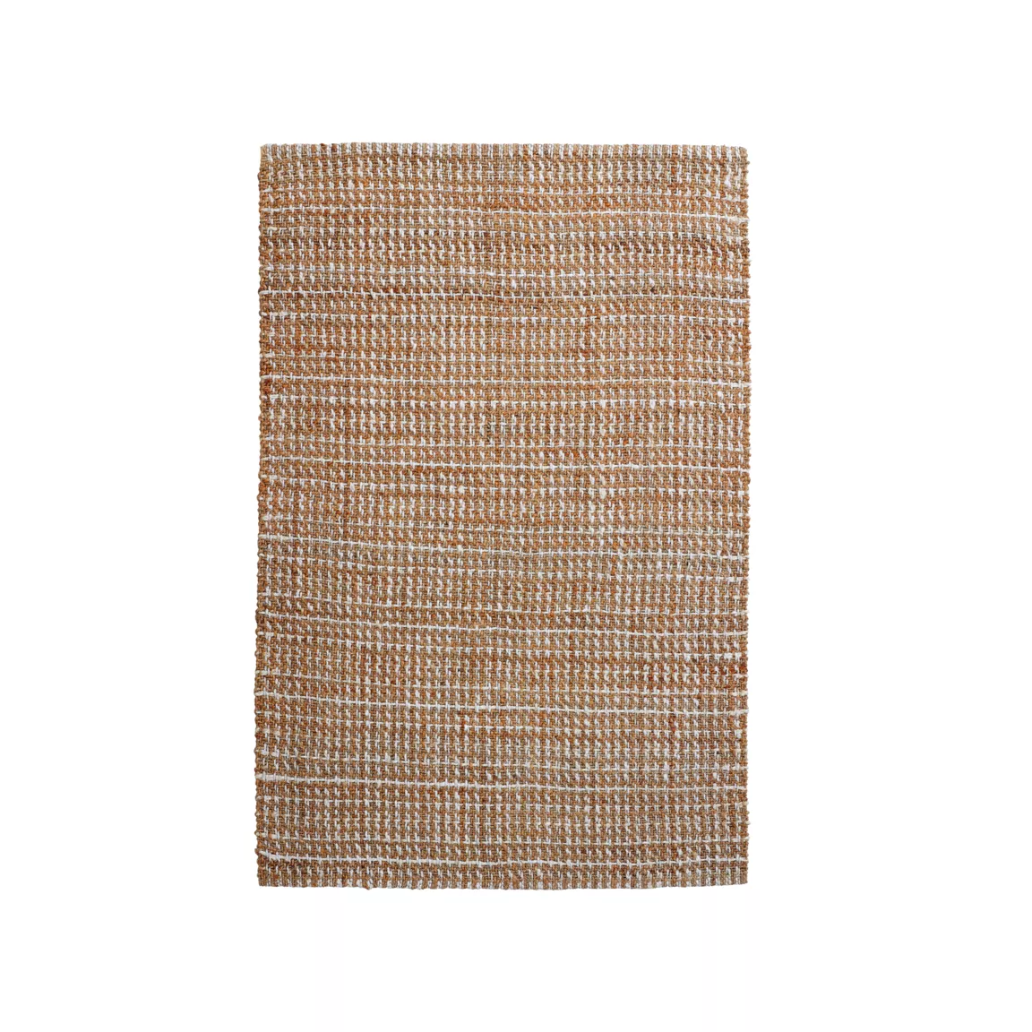 Tapis de salon rectangulaire jute tissée main (160 x 230 cm) Weston Marron