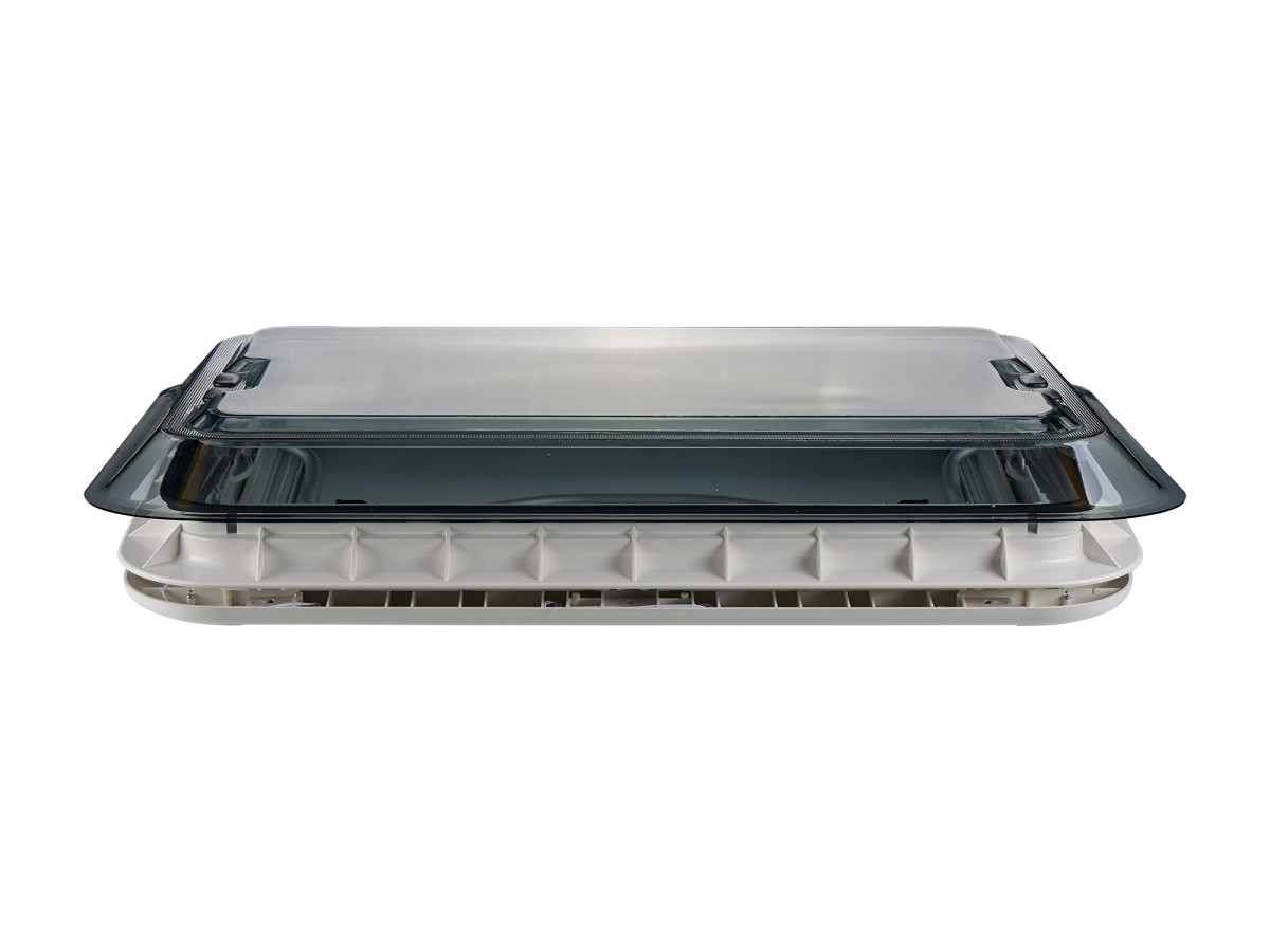 AOYI Skylight LED 70x50 cm dakluik - Smoke/White