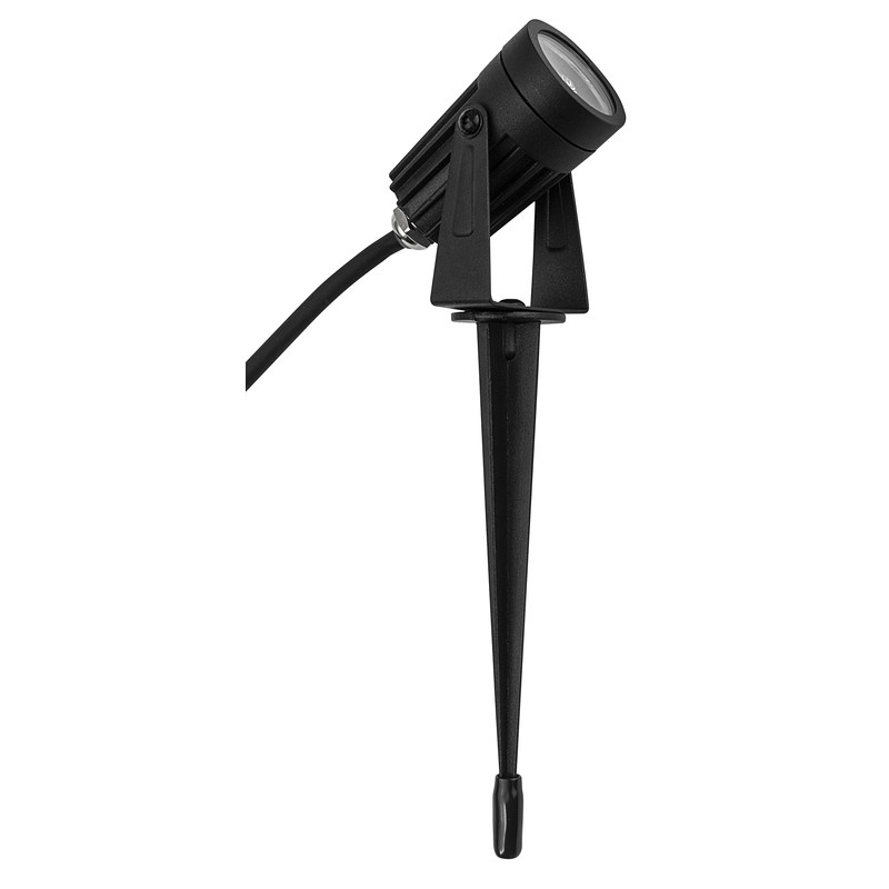 Luceco LED Tuinspot met grondpen IP66 3W 200lm 4000K Zwart