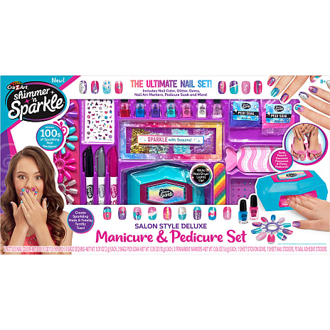 Shimmer n sparkle Deluxe Nail Spa Set