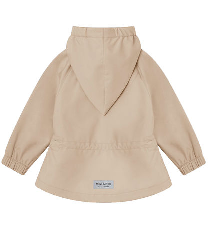 Mini A Ture Softshelljacke m. Fleece - MatWai - Sesam