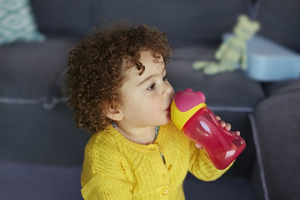PHILIPS Strohhalm-Becher 300ml Girl rosa 1 Stk