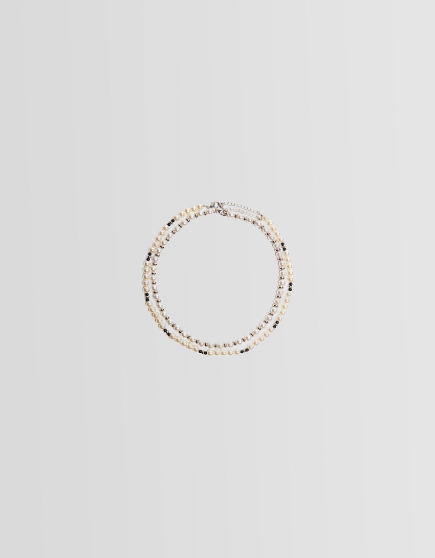 Conjunto de 2 colares de pérolas