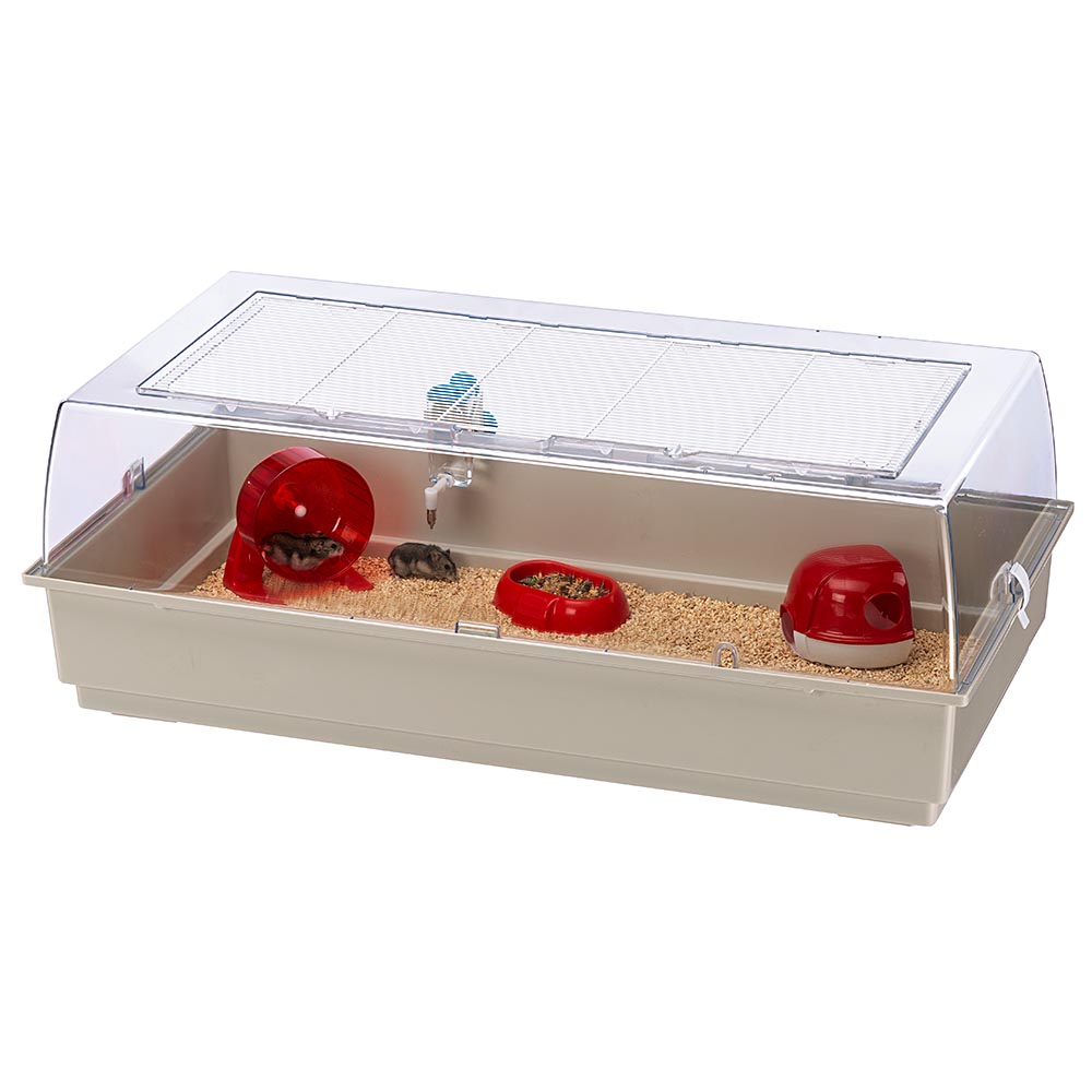 Ferplast maxi duna cage pour rongeurs pour hamsters, cochons d'inde, cochons d'inde, lapins, en plastique. 99x51,5xh36cm
