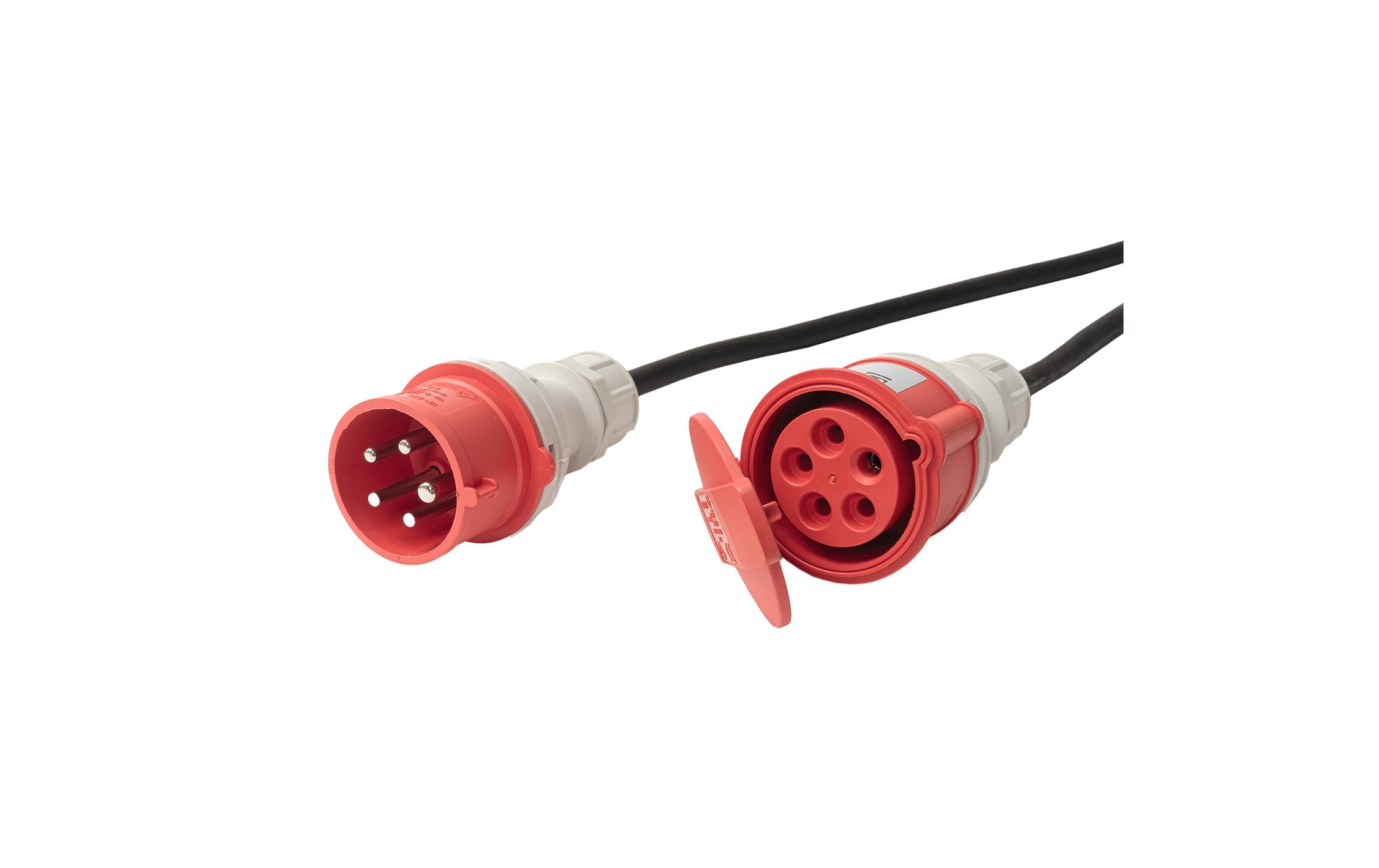 Verlängerungskabel GdV CEE16/5 - CEE16/5 10 mIndustrie-Verlängerungskabel GdV 5 x 1.5 mm2