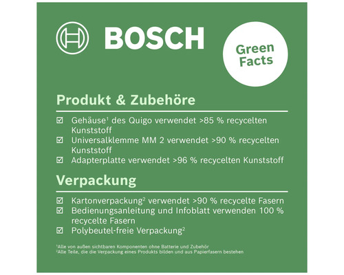 Bosch Quigo kruislijnlaser