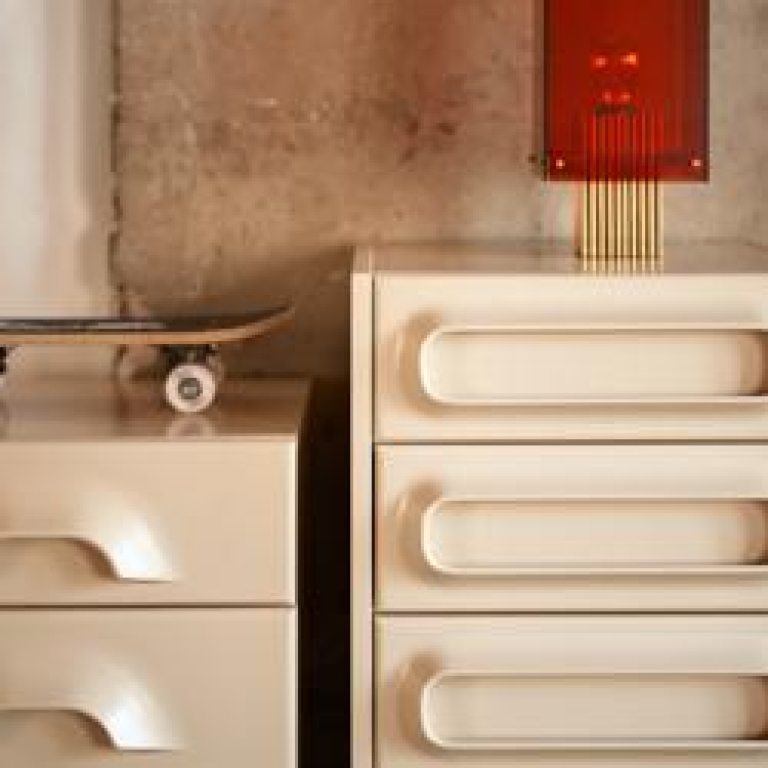 HKliving Chest of 6 ladekast Cream