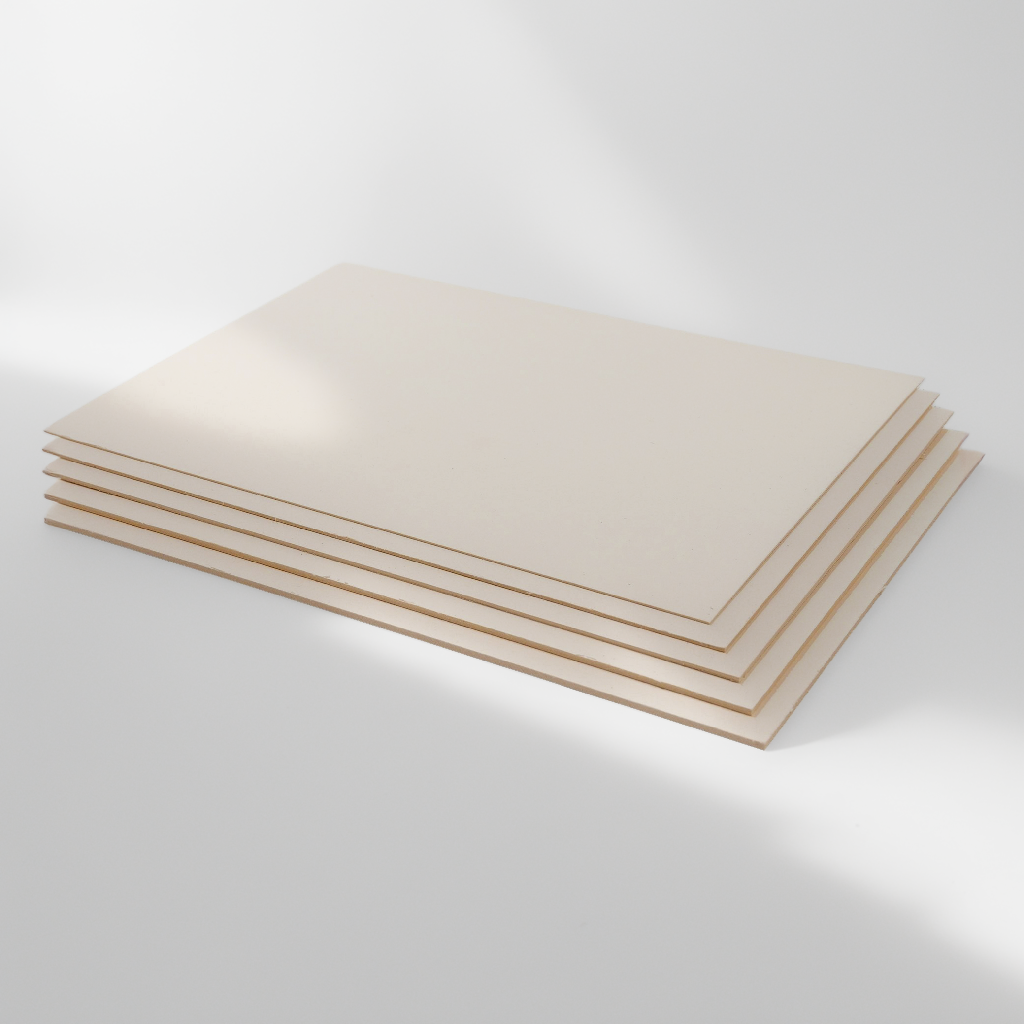 Finnische Holzpappe beige
