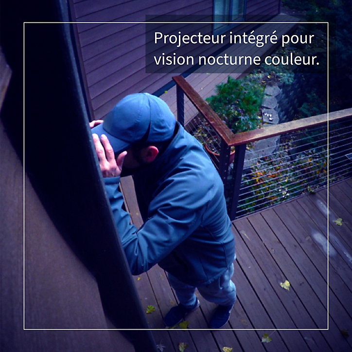 Caméra de vidéosurveillance sans fil Arlo Ultra2 Spotlight 4K blanche, lot de 2