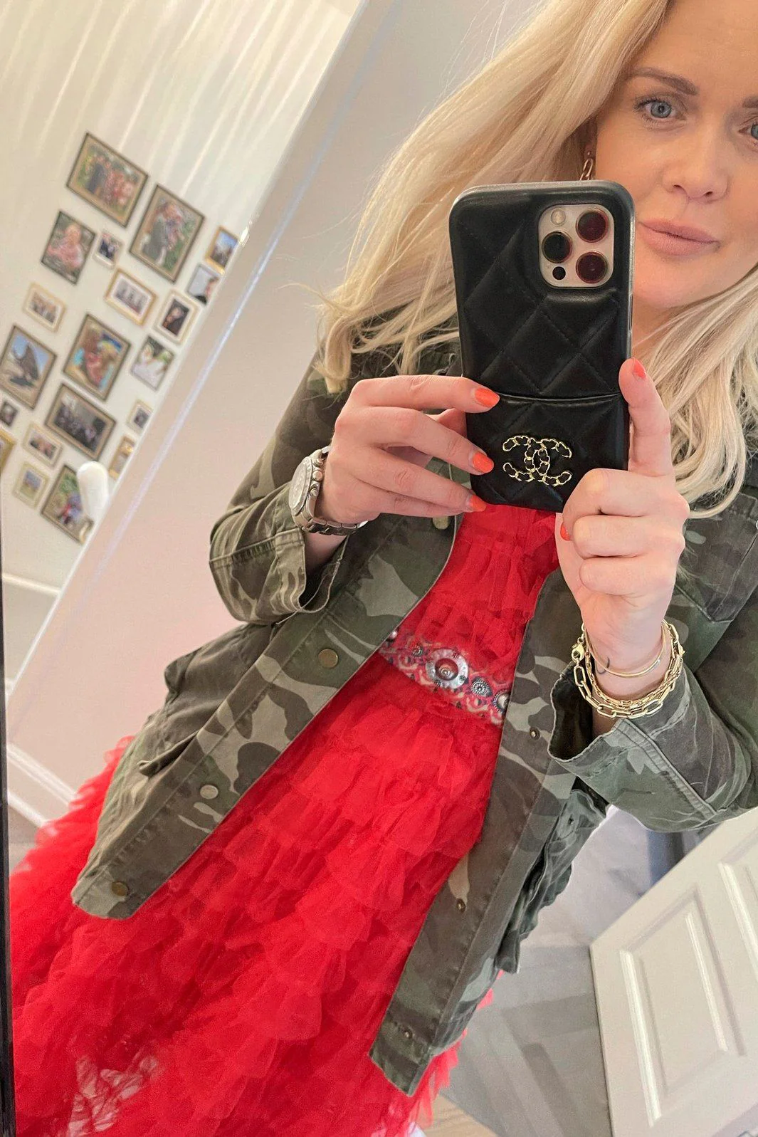 EMM Copenhagen Tulle Skirt red