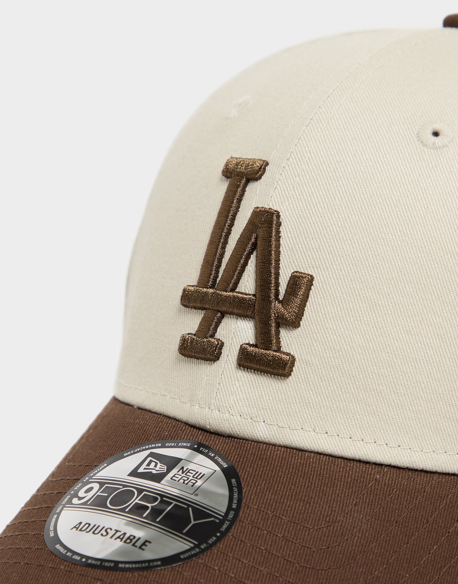 New Era Casquette MLB LA Dodgers World Series Patch 9FORTY