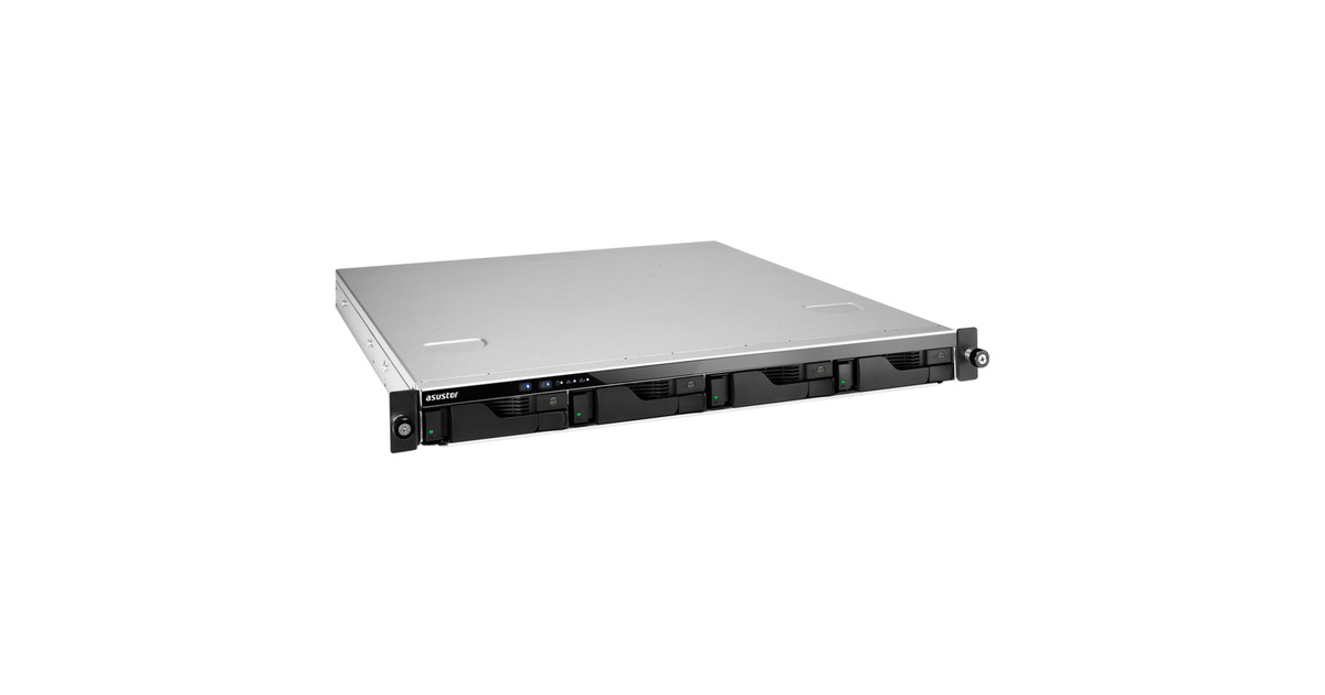 AsustorLockerstor 4RS (AS6504RS) nas  (Zwart/metaal, 2x 1G LAN, 2x 2.5G LAN, 4x USB 3.2 Gen 1)
