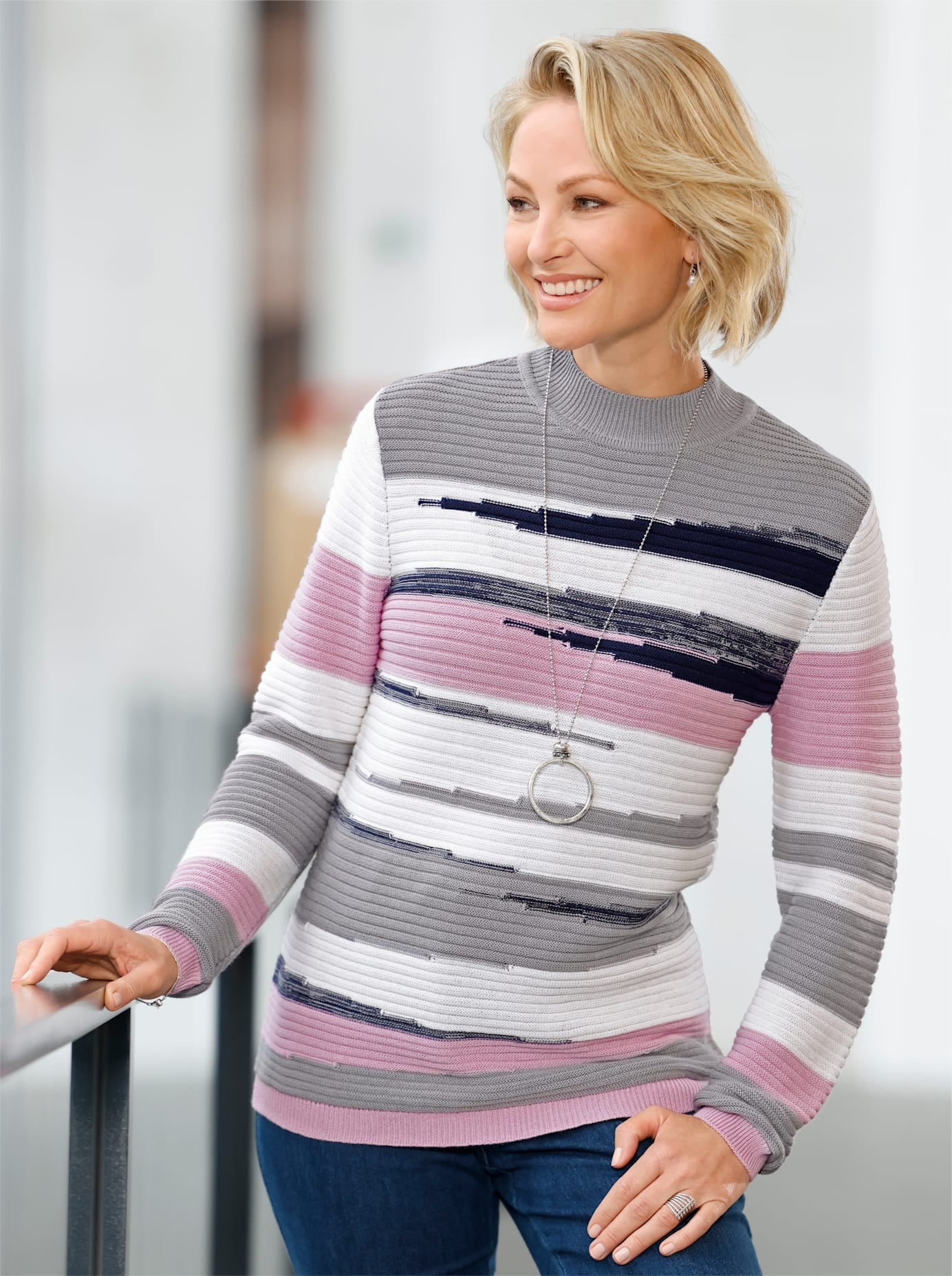 Classic Basics Stehkragenpullover »Pullover«