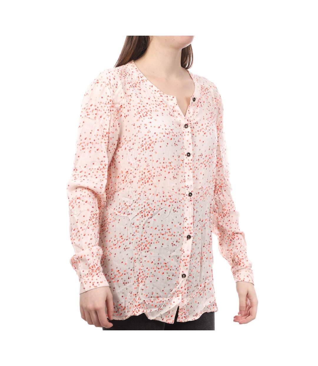 Chemise Rose à pois Femme Teddy Smith Camelia