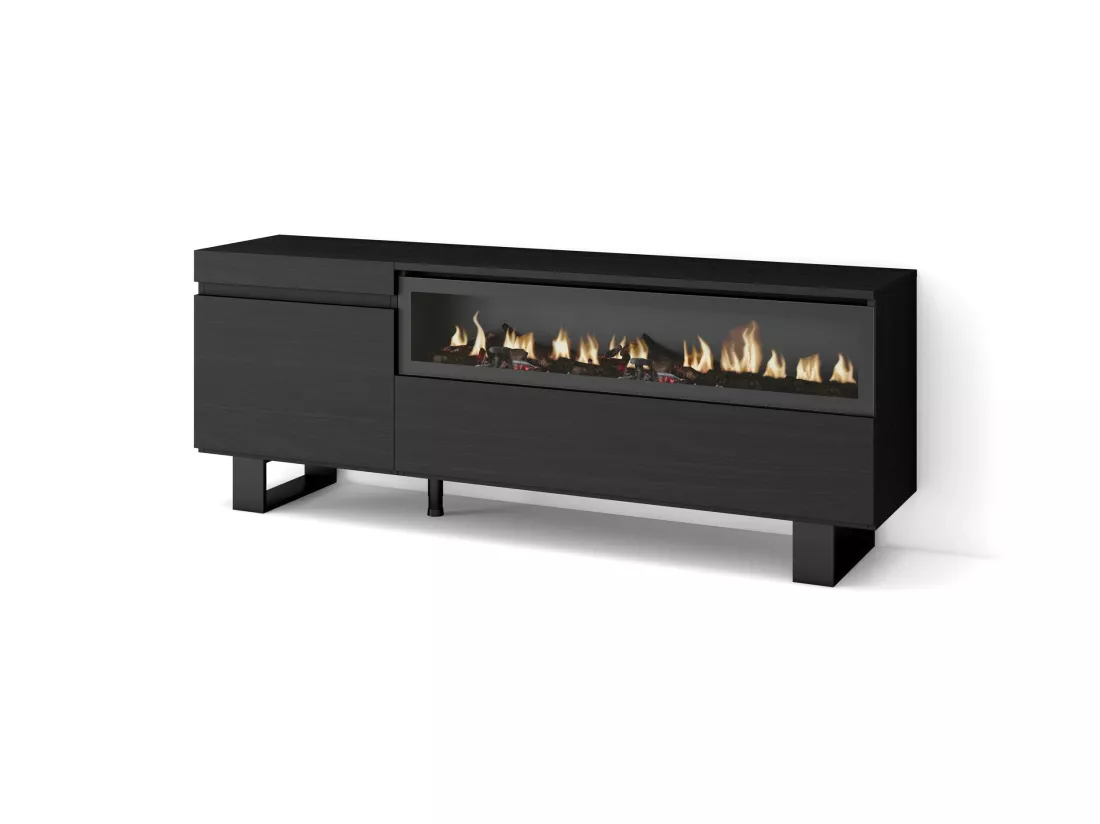 Meuble TV, Banc Télé, 150x57x35cm, Pour les TV jusqu'à 65