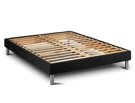 VITALIT LITERIE - Sommier 180 x 200 Sommier kit vital'som noir 180 x 200 cm