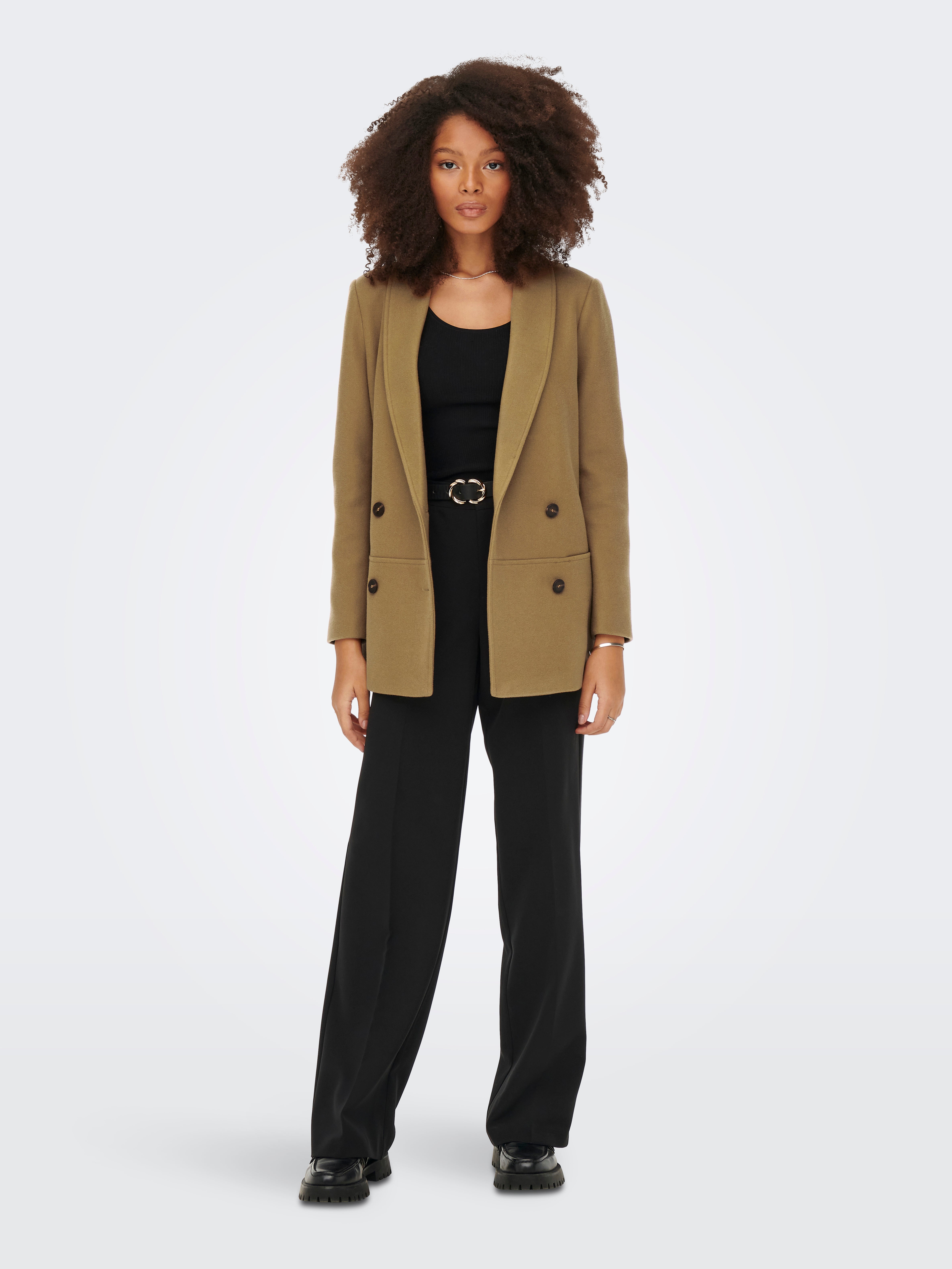 OPMTAKI Blazer Toasted Coconut