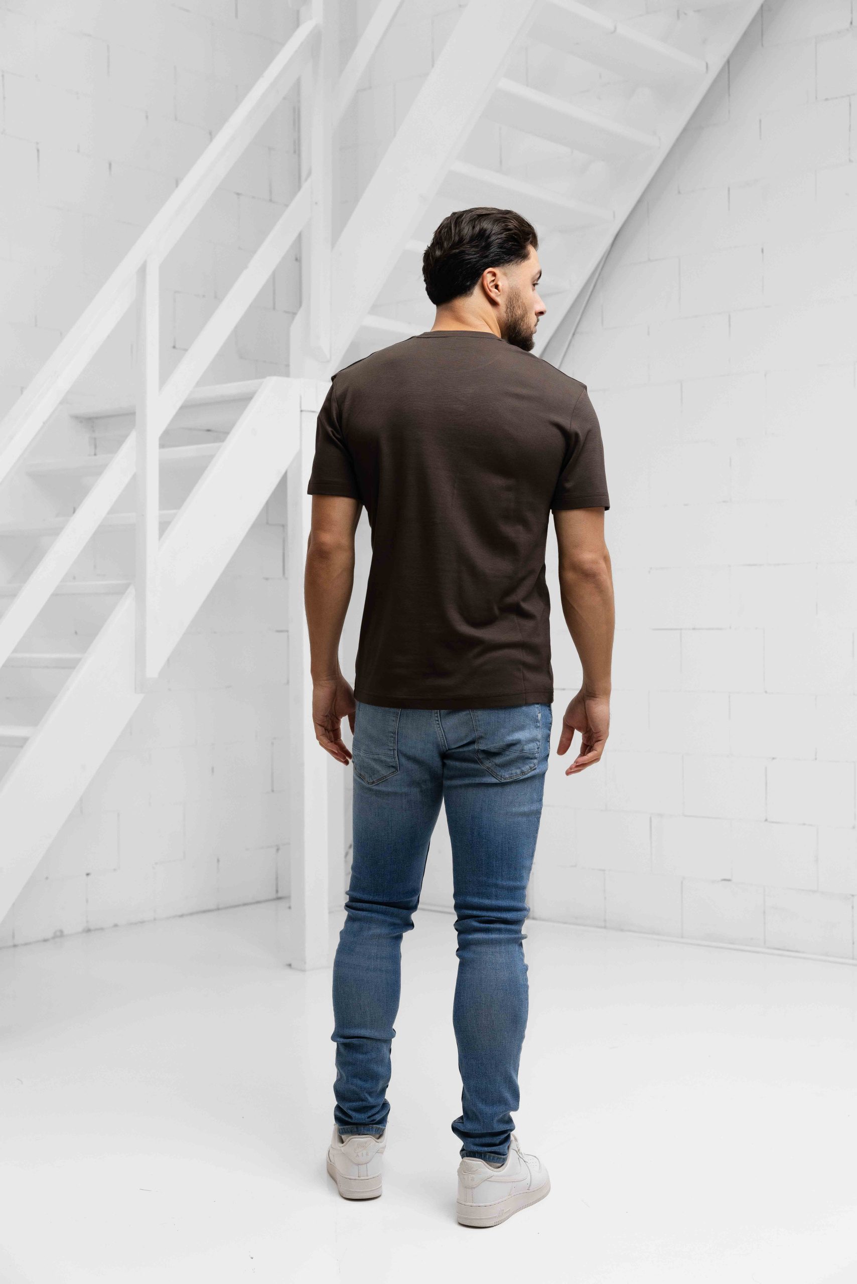 EA7 Emporio Armani 7M000299 T-Shirt Heren Bruin