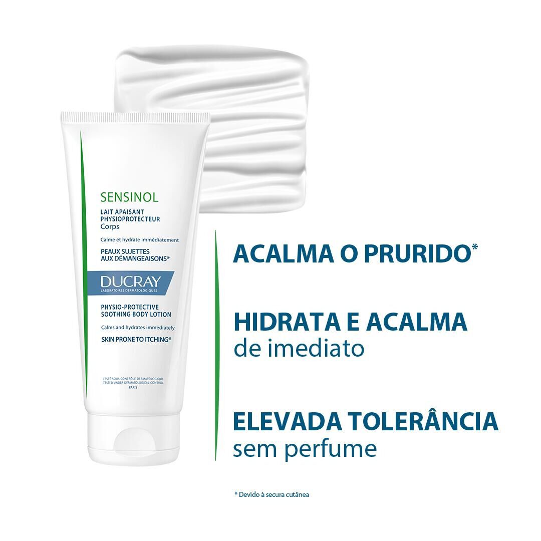 Ducray Sensinol Leite Calmante Fisioprotector 200ml - 200ml