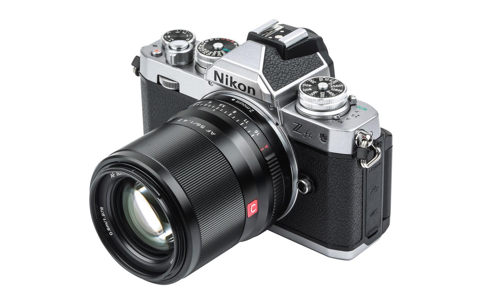 Festbrennweite AF 56mm F/1.4 – Nikon Z<br>Lichtstarkes Festbrennweitenobjektiv mit STM-Autofokusmotor