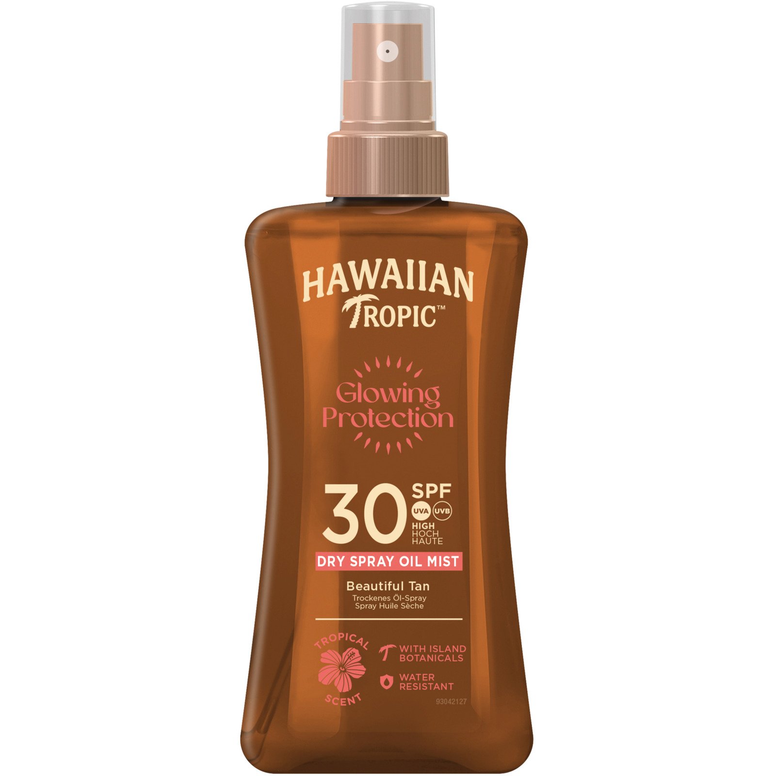 Hawaiian Tropic Protective Dry Spray Oil Mist Coconut & Argan Oil LSF 30 200 ml