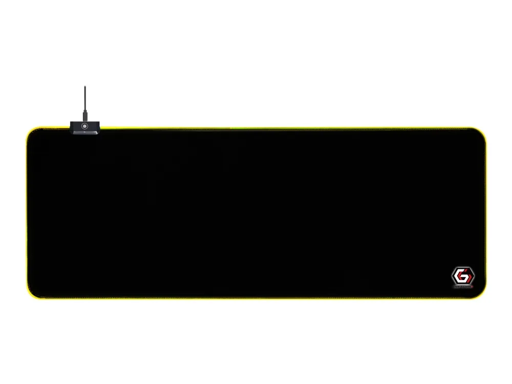 Gembird MP-GAMELED-L Gaming musemåtte med LED lyseffekt, størrelse L (30cm x 80cm)