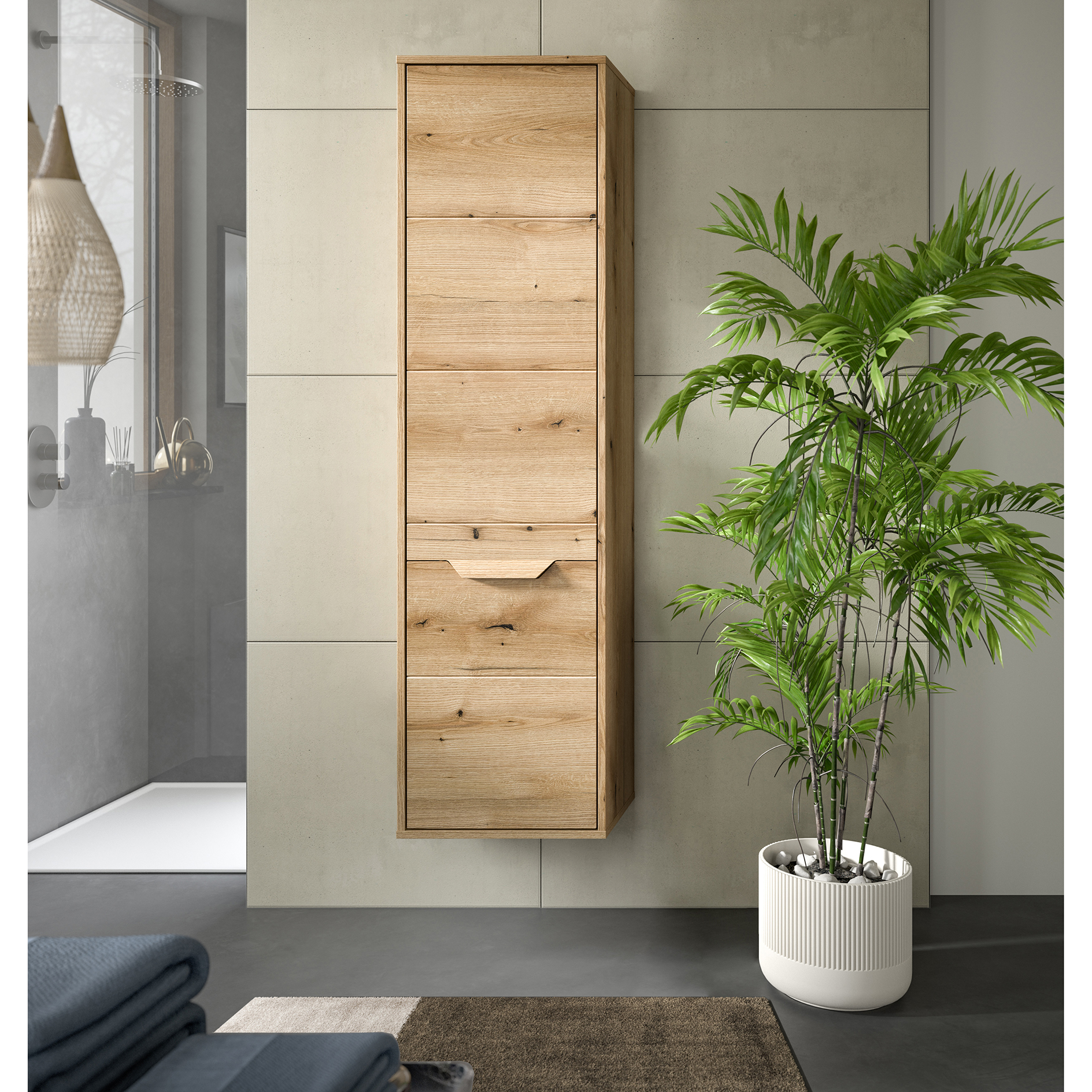 Hochschrank ZENO - Evoke Oak - 44 cm