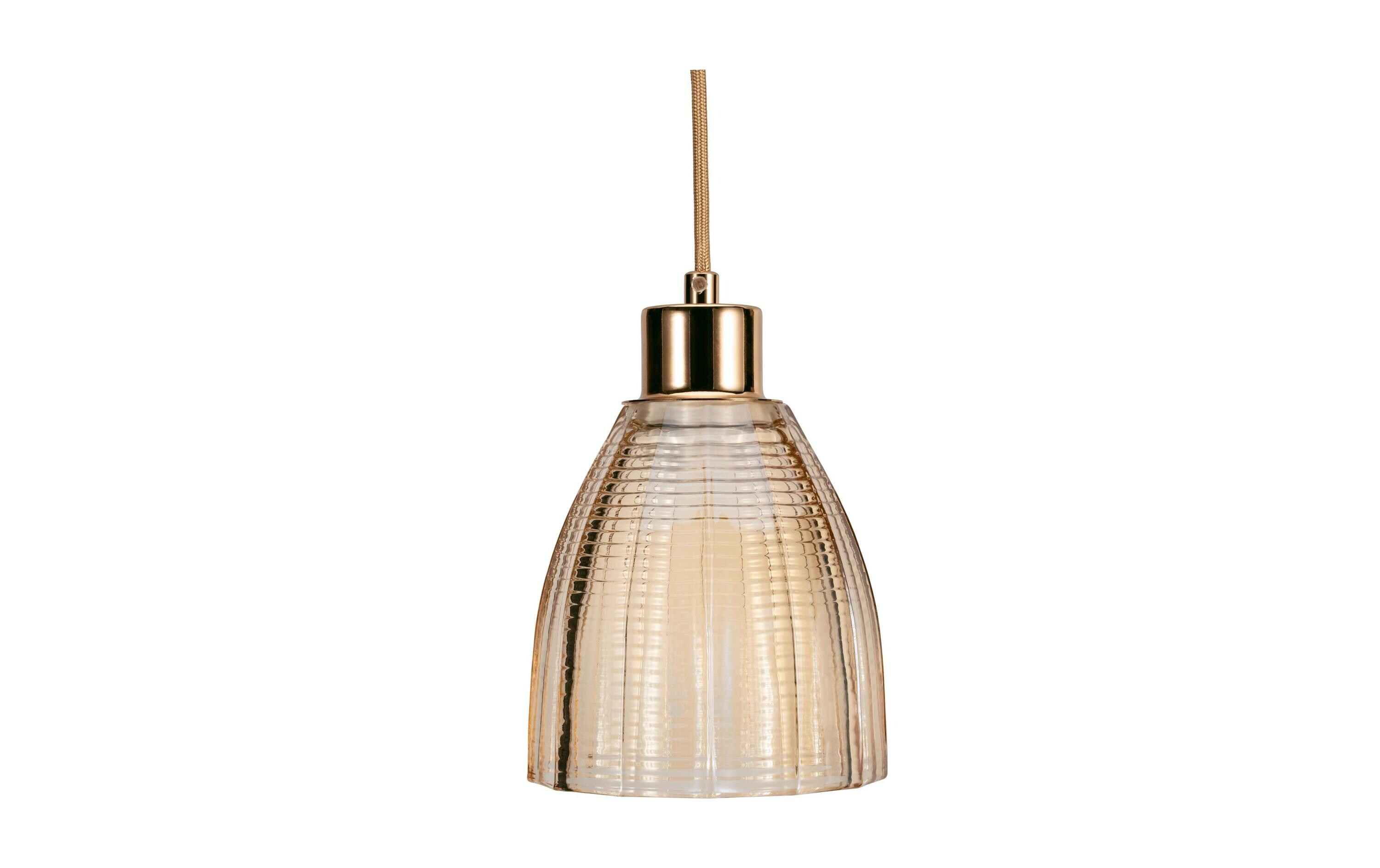 Pendelleuchte Gleaming Gold 1x E27, Gold / MessingLampen