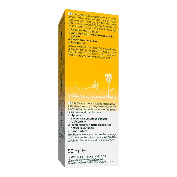Weleda Calendula Gesichtscreme parfümfrei, 50 ml