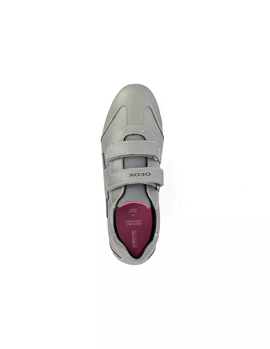 GEOX DJROCK - Baskets Silverblack