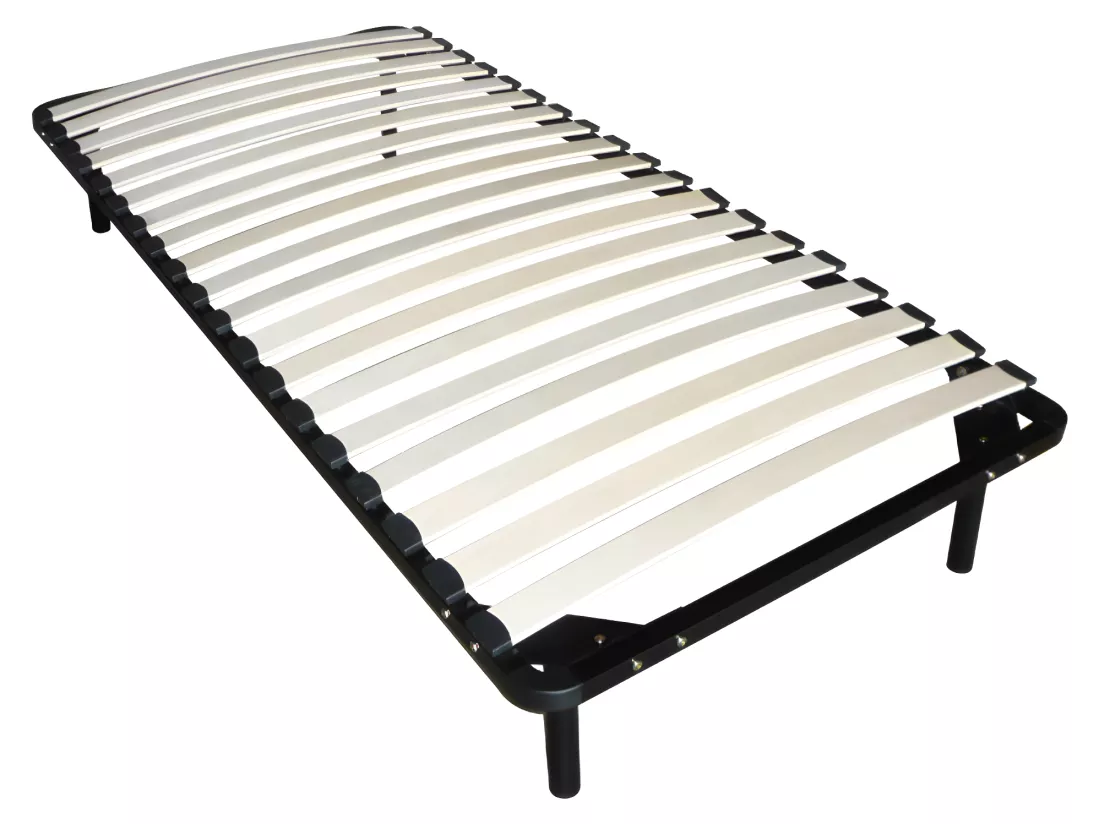Ensemble 90 x 190 cm cadre à lattes + matelas ressorts ensachés ép.22cm - PRESTIGE de YSMÉE