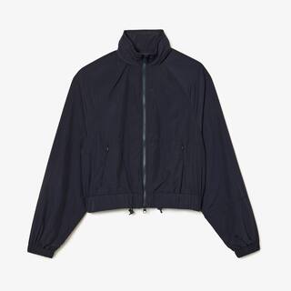 Veste courte Sportsuit zippée en nylon à capuche Manteaux & Vestes - Bleu - Lacoste - Femme