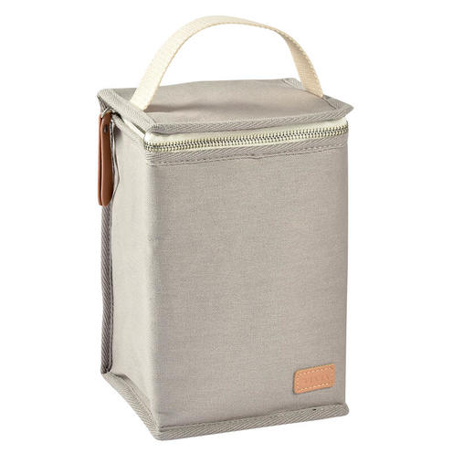 Pochette Repas Isotherme Canvas Gris Perle - BEABA