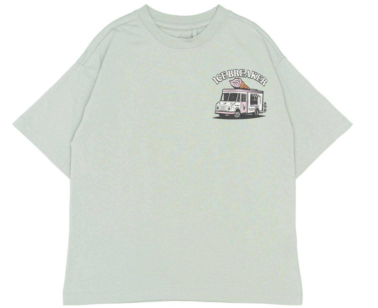 The New The New shirt Stefano aqua gray